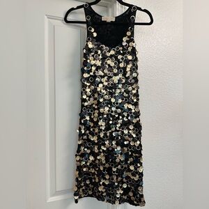 Michael Kors Black Sequin Dress